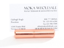 Copper Polished Stainless Steel Card Display