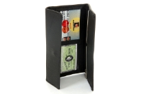 Genuine Leather Check Book cover/wallet