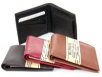 Genuine Leather Men Bi-Fold wallet