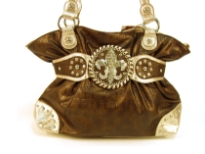 Fleur De Liz Licensed PVC Handbag