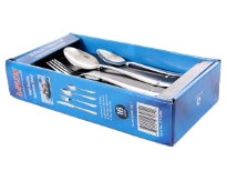 Stainless Steel 16 pieces Cutlery Set. Hand Buffer and Hand Polished. Made in India