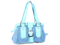 Jacquard Fashion Handbag.Top zipper closing.