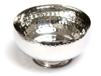 Hammered Stainless Steel Dessert Bowl