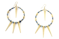 Golden and Turquoise earrings