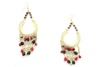 Multi and Golden Earrings