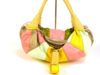 Designer Inspired stripes spy bag