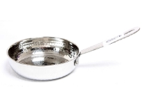 Stainless Steel Hammered Fry Pan Dish - 5 inches