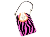 Fleur De Liz cell phone pouch. Can be attached to any handbag
