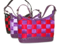 Designer Inspired Poly Weave Handbag