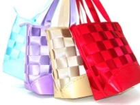 Poly weave handbag