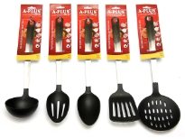 5 Piece Nylon Base with Stainless Steel (Matte) Handle Kitchen Tools Set. Cooking Utensil Serving Set Spatula Spoon Server
This is the perfect 5 piece starter set of stainless steel utensils.