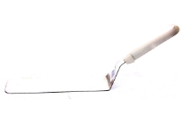 Stainless Steel Flexible Turner - Solid with Plastic Handle.