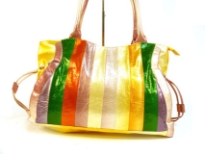Designer Inspired Strip Handbag