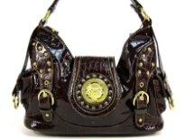Croco Embossed PVC Fashion handbag