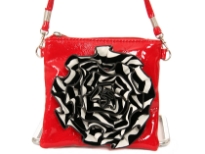 PVC Flower Messenger Bag
