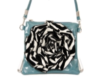 PVC Flower Messenger Bag