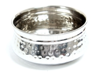 Stainless Steel hammered Moroccan Dish Bowl