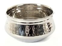 Stainless steel single wall 5.25 inches (500 ml)Moroccan dish Bowl. Made in India