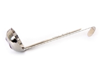 Stainless Steel 1.5 Oz. one piece measuring ladle.