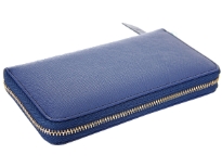 Leather ladies zipper wallet