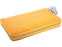 Genuine Leather ladies zipper wallet