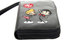 I Love Lucy licensed PVC double all round zipper organizer wallet