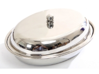 Stainless Steel Oval Dish