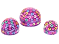3 Pieces set of Decorative Pill Boxes