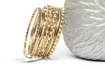 Bollywood fashion bangle bracelet set of 8 pieces. Handcrafted by expert artisans. Durable and high quality construction. 