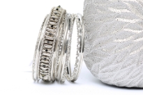 Bohemian fashion bangle bracelet set of 9 pieces. Handcrafted by expert artisans in India. Durable and high quality. 