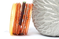 Bohemian fashion bangle bracelet 15 piece set. Handcrafted by expert artisans. Durable and high quality construction. Sized for small to medium size wrists.