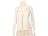 100% viscose woven shawl. Can be used as a headgear, scarf or a shawl to wrap around shoulders. Imported.