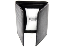 Genuine High End Cow Leather Tri Fold men wallet