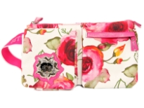 Betty Boop Licensed Waist Band made with fabric. Has zipper closure and one single strap. 