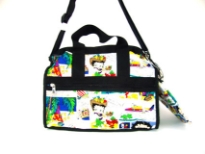 Betty Boop comic 4way zip bag