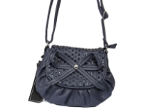 Faux leather shoulder Bag. Top zipper closing.