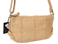 PU Double Zip Top Messenger Bag