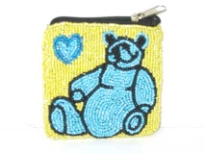 Hand Beaded coin Purse