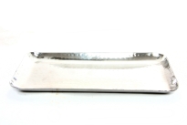 Hammered Stainless Steel Rectangular Tray
