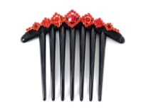 Plastic Hair Clip with stones