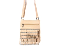 PVC shoulder Bag. Top zipper closing. Front zipper pocket.