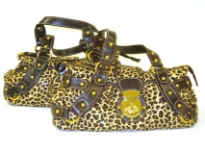 Soft leopard Print PU Handbag