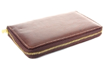 All round zipper PU ladies wallet