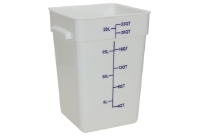 PP Square Food Storage - 22 QT.