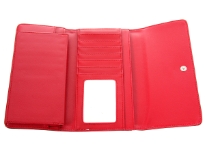 PVC Ladies check book wallet.