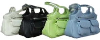 PVC Front Double Pocket Handbag