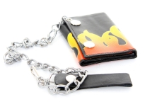 Genuine leather trucker wallet