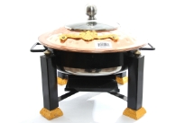 Round chafing dish