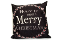 Christmas sofa Cushions with LED lights. Batteries not included.