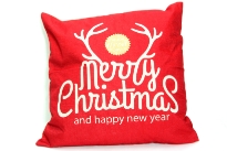Christmas Sofa Cushion with LED lights. Batteries not included.
